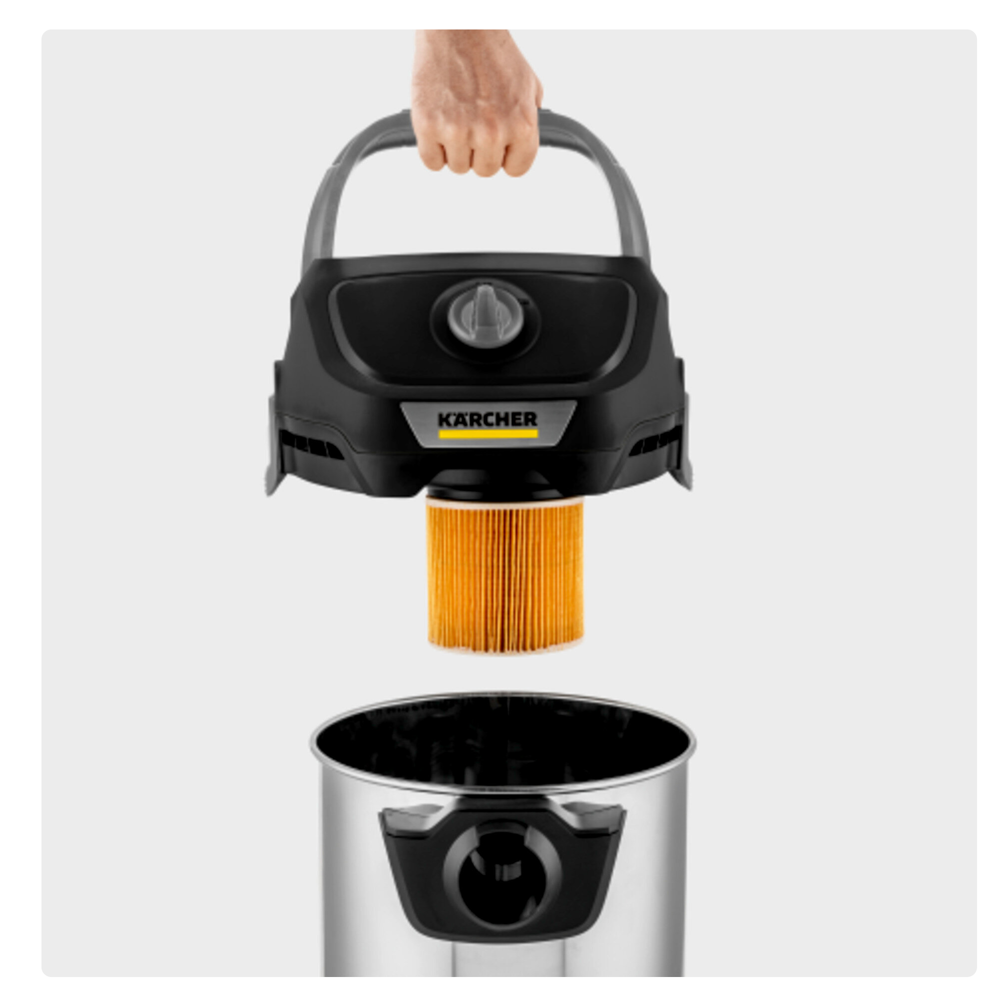 Filtr kartridżowy w Karcher WD 3